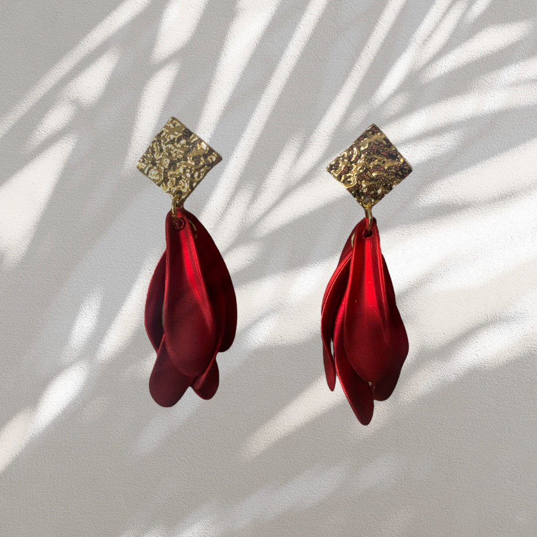 Boucles d’oreilles fleurs
