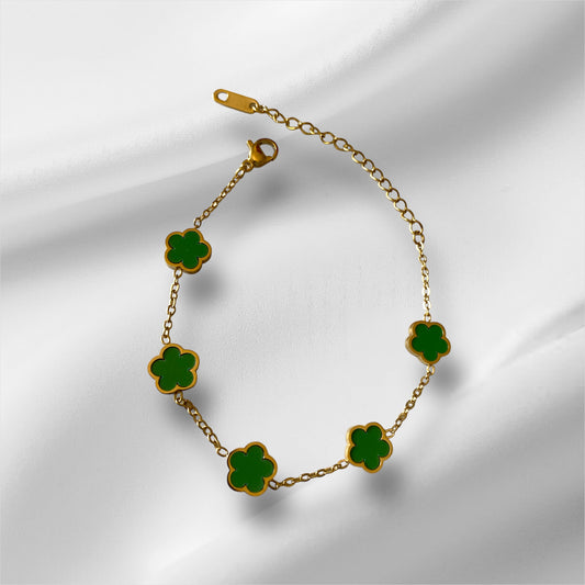 Bracelet floral aventurine